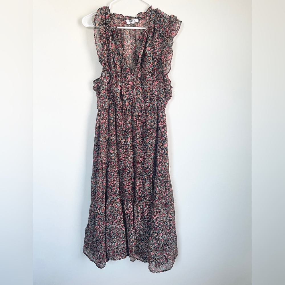 BB Dakota Multicolor Floral Maxi Dress